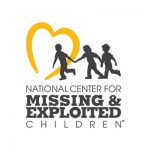 Logo of the National Center for Missing & Exploited Children (NCMEC).