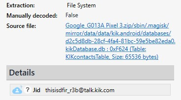 To help validate App Genie (the results of the Police Decoder), decoded artifacts come with links to source file details.



