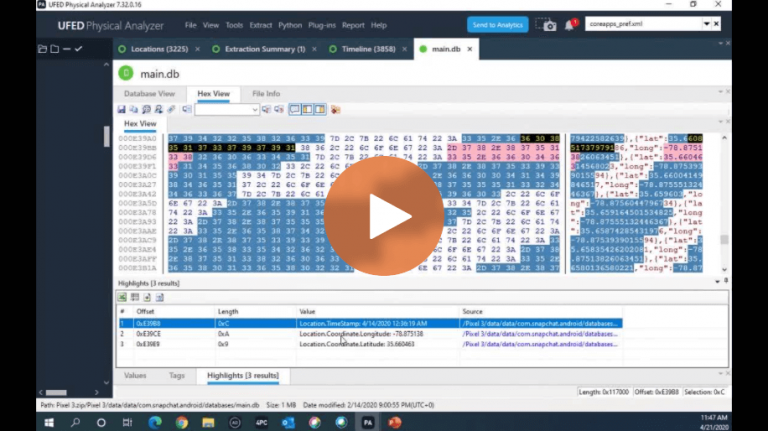 Episode 1: I Beg to DFIR – Carving for Locations in Cellebrite Physical Analyzer