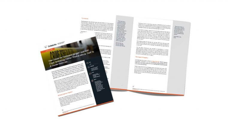 How Cellebrite Pathfinder Helped Lead Gulf Coast Technology Center From A Vehicle Theft To A Double Homicide