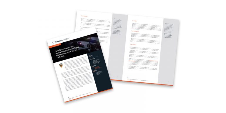 Dane County Sheriff’s Use Agency Collaboration and Digital Intelligence to Break Up Car Theft Ring