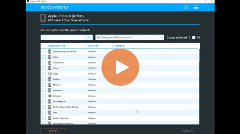 Cellebrite UFED Selective File System Extractions Now Available for iOS Devices