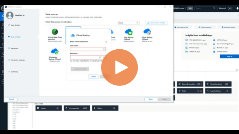How to Collect Data from iCloud Including iOS 14.2 iCloud Backups in Cellebrite Physical Analyzer