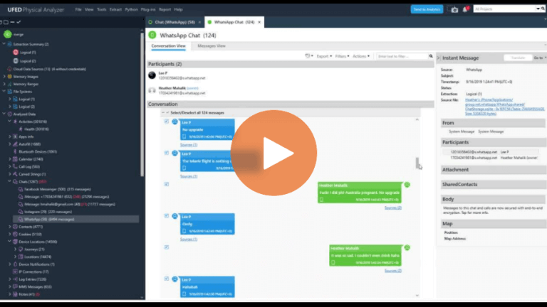 How to View Chat Messages in Cellebrite Physical Analyzer