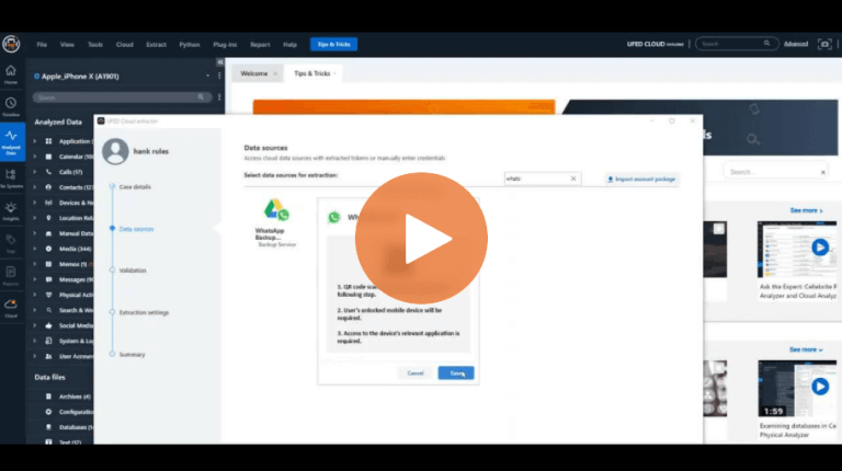 New Feature Built into Cellebrite UFED Cloud Within Physical Analyzer