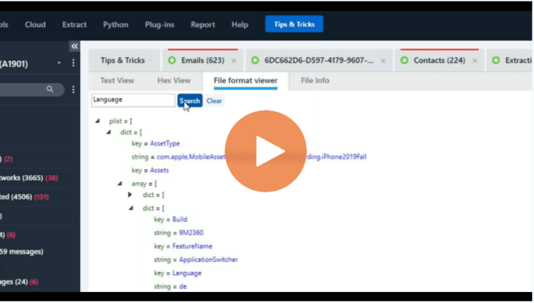 Text View – A New Viewing Feature in Cellebrite Physical Analyzer
