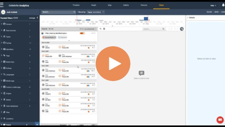 How to View Josh Hickman’s Public Android Image in Cellebrite Pathfinder for Topic Detection