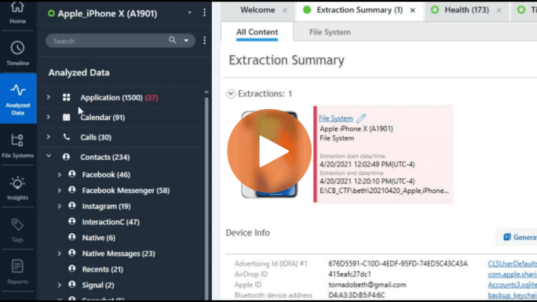How To Navigate Analyzed Data and Find Artifacts in Cellebrite Physical Analyzer
