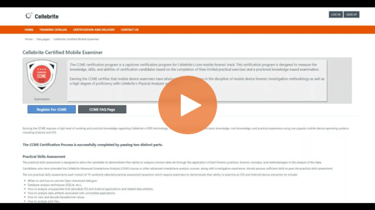 How To Prepare for the Cellebrite Certified Mobile Examiner Course