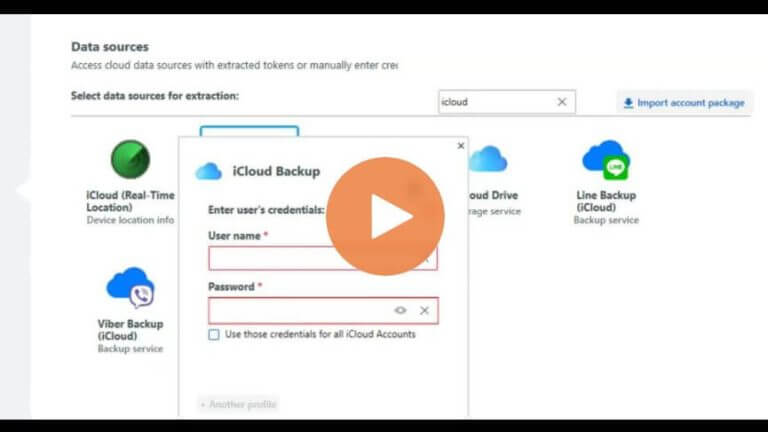 iOS 15 Cloud Extractions in Cellebrite UFED