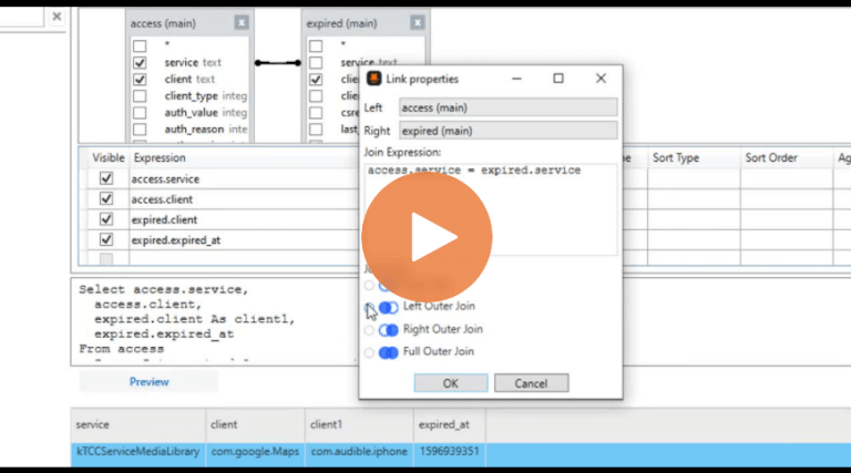 Part 2 – SQLite Joins: Different Types of Joins in Cellebrite Physical Analyzer