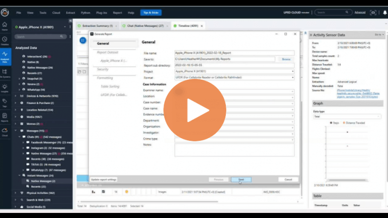 Different Methods for Creating Reports in Cellebrite Reader