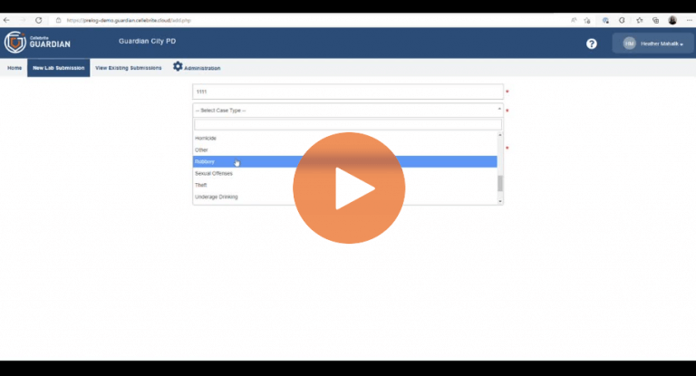 How to Create a New Lab Submission in Cellebrite Guardian – Part 1