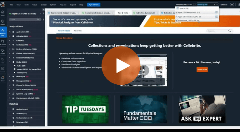 How to Search for Hidden Photos with UFED Cloud in Mobile Forensics