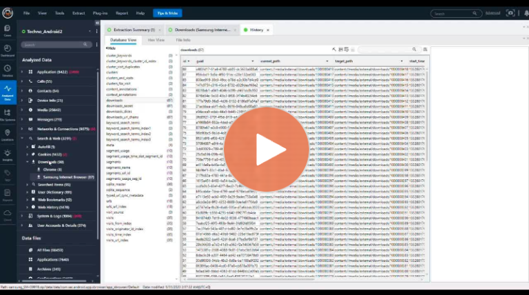 Mobile Device Forensics: How to Access Browser History Downloads in Cellebrite Physical Analyzer