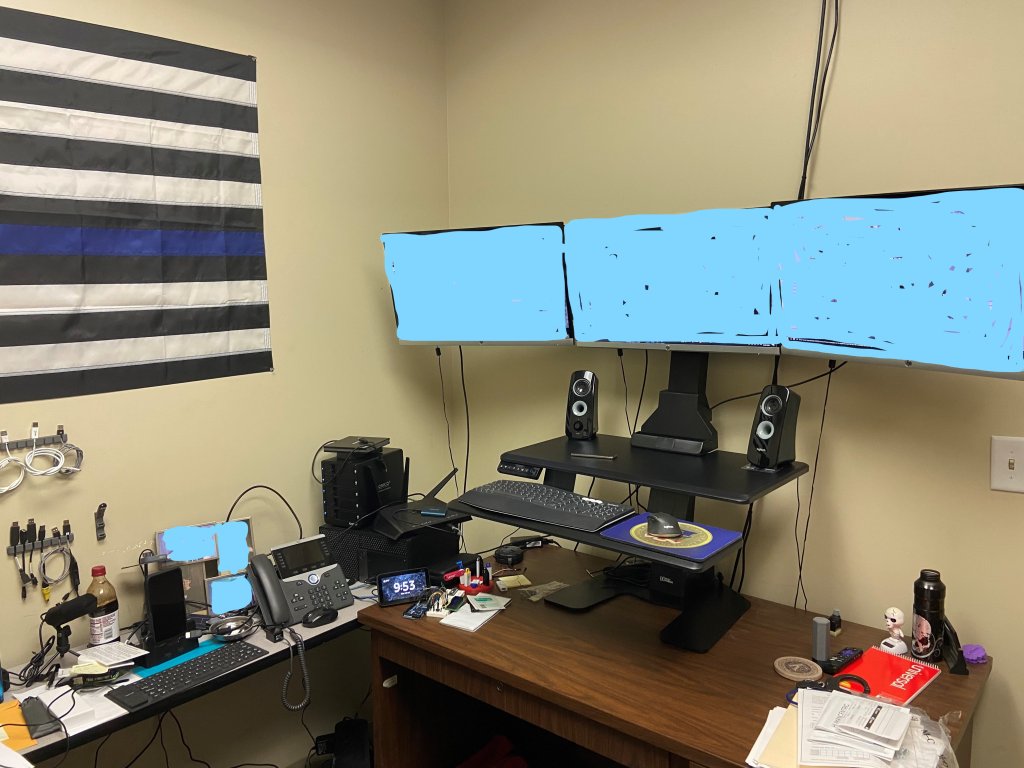 Lee County Sheriff Patrol Digital Forensics Lab equipped with tracking systems specifically used in homicide investigations.