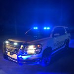 A Lee County Sheriff's Office Patrol Vehicle arrived at the scene of a forensic homicide investigation.