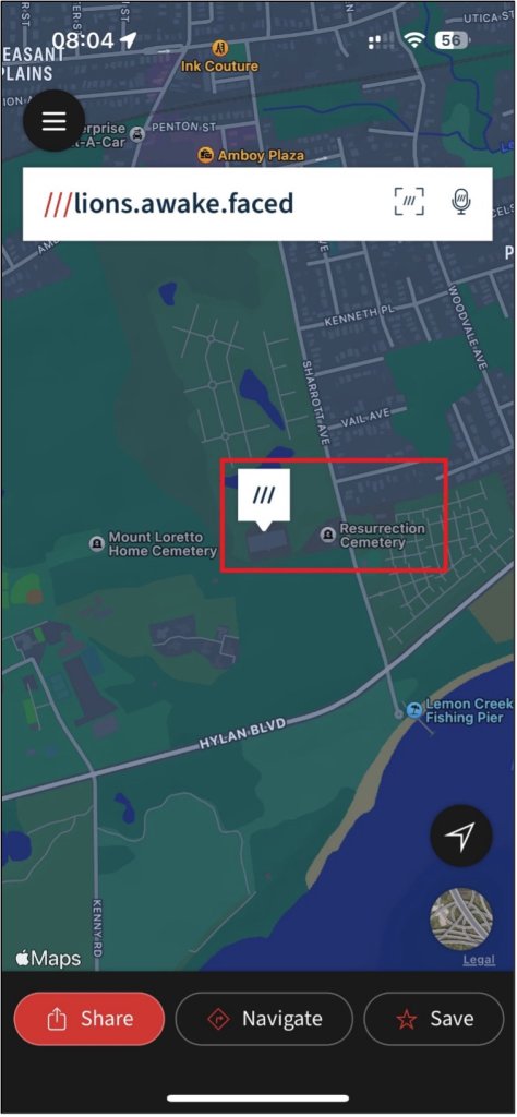 map location