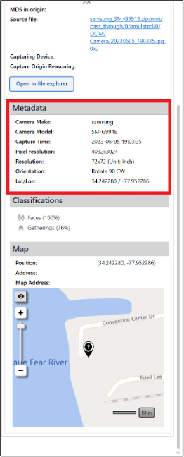 location data on phone