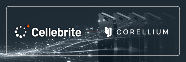 Cellebrite + Corellium logos